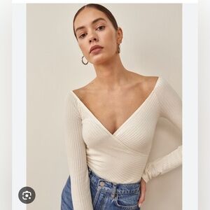 Reformation Minnie knit top